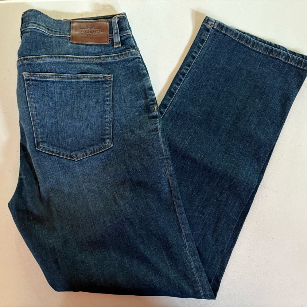 Lauren Ralph Lauren Blue Straight Leg Jeans